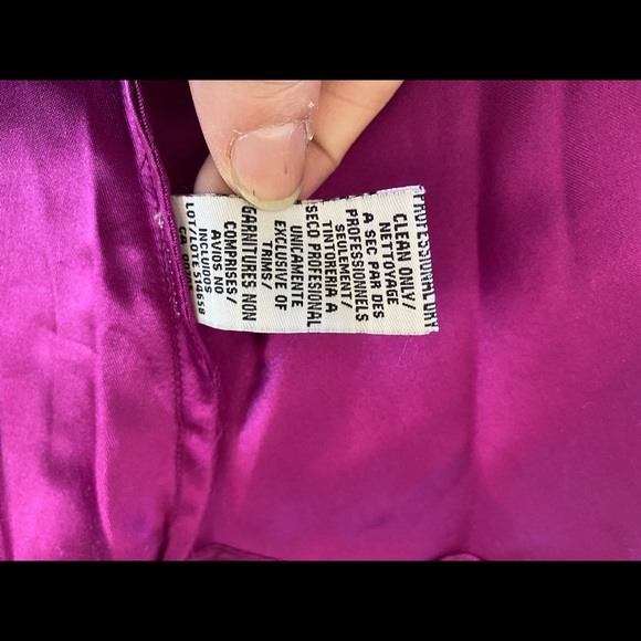 JS Collections Fuchsia Beaded Sleeveless Gown - Picture 12 of 15